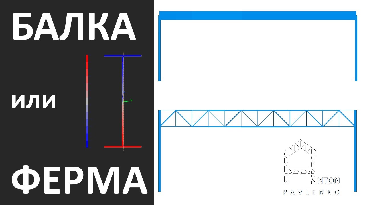 СТРОПИЛЬНАЯ БАЛКА или ФЕРМА? ЧТО ЛУЧШЕ?