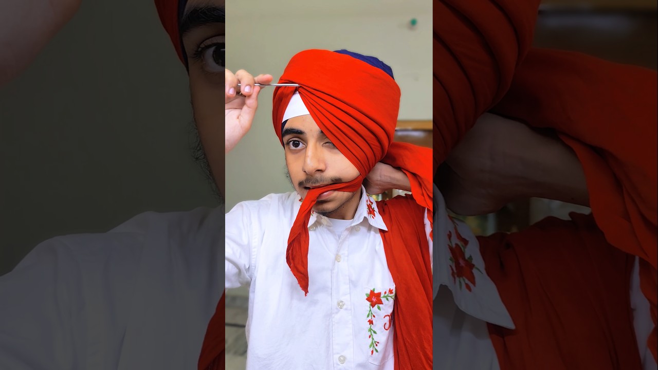 Full tutorial of Amritsar Shahi Dastaar❤ #dastaar #turban #pagg