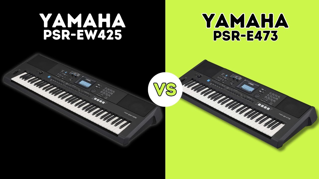 🎹 Yamaha PSR-EW425 vs. PSR-E473: ¿Cuál es el MEJOR teclado digital? 🎶