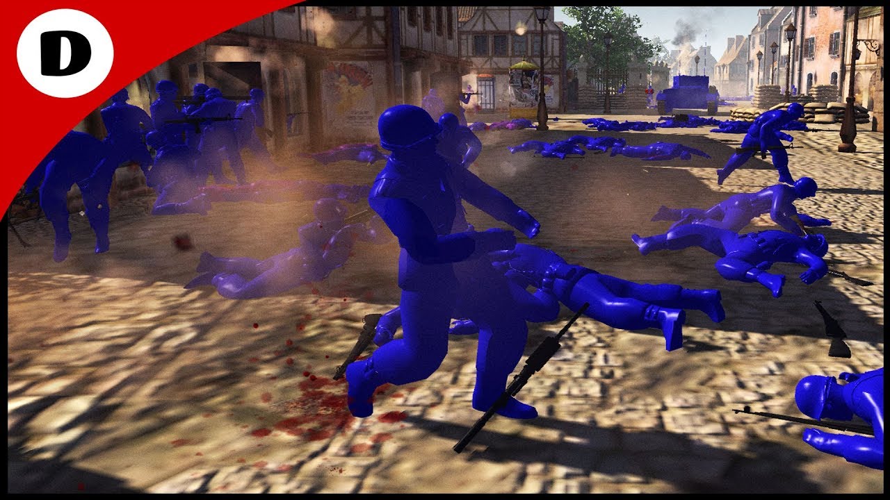 BLUE ARMY MEN AMBUSHED IN THE STREETS - Army Men: Civil War S2E2