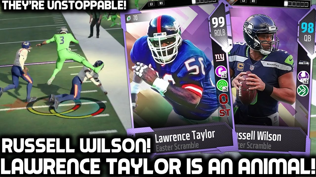 99 OVR LAWRENCE TAYLOR! GREATEST LINEBACKER IN THE GAME! Madden 18 Ultimate Team