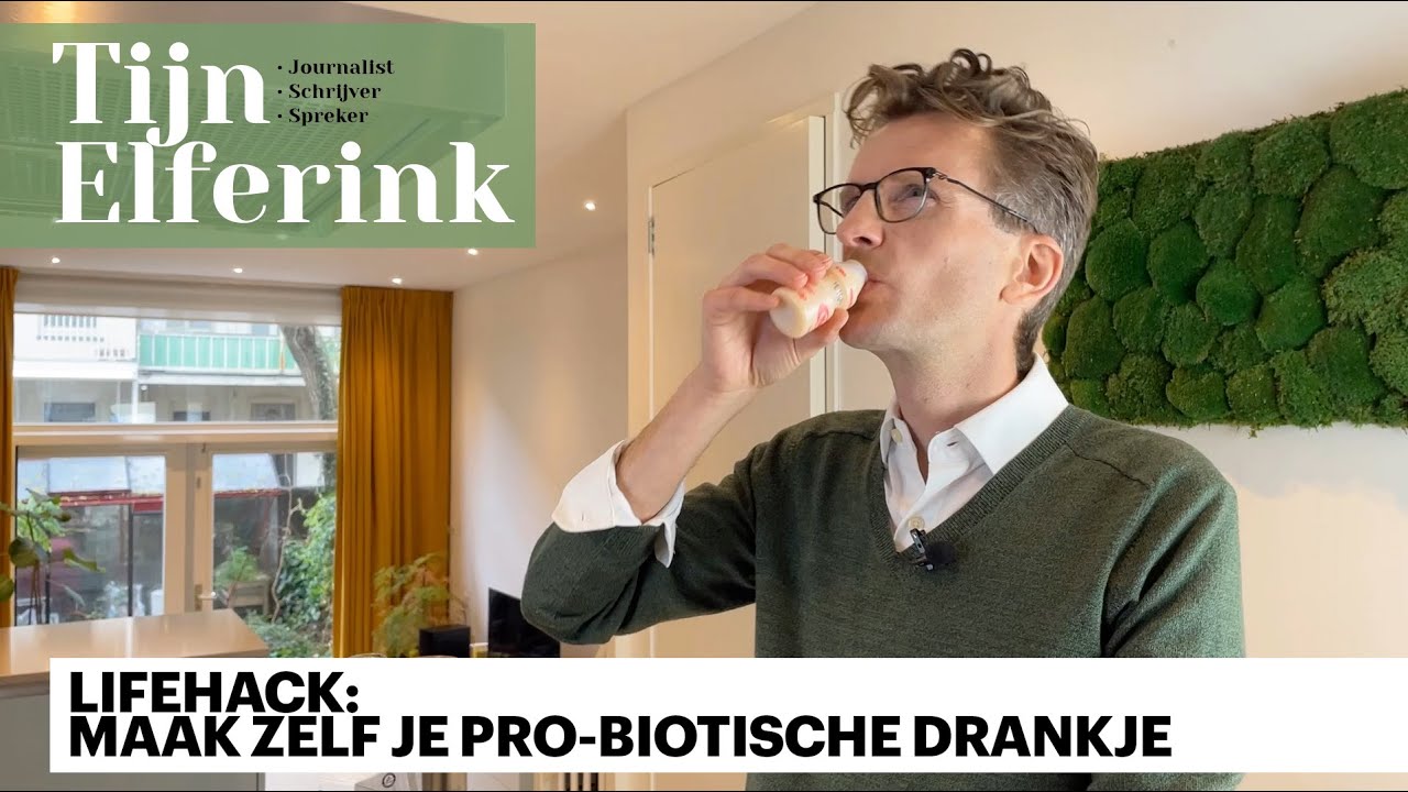 LIFEHACK: MAAK ZELF JE PRO-BIOTISCHE DRANKJE VOOR DE REST VAN JE LEVEN!