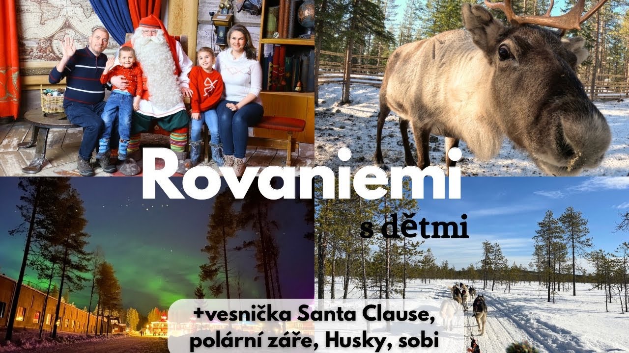 Rovaniemi s dětmi 2025