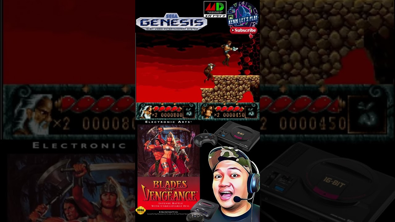 Blades of Vengeance - Sega Genesis | Mega Drive #retrogameshorts #segagenesis #segamegadrive2