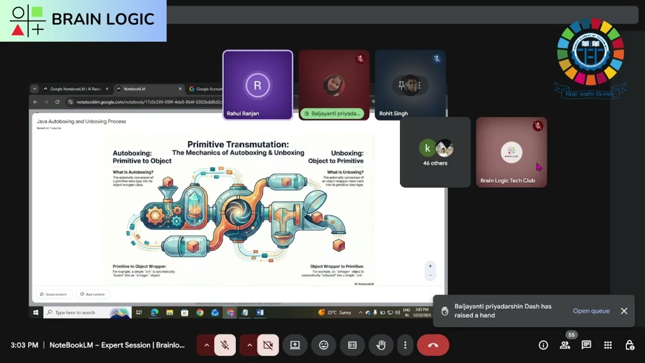 NoteBookLM Expert Session | AI-Powered Smart Notes & Research | Brainlogic Club