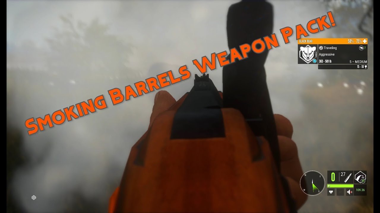 Smoking Barrels Weapon Pack! M1, 10Ga, and Muzzleloader! | theHunter Call of the Wild |