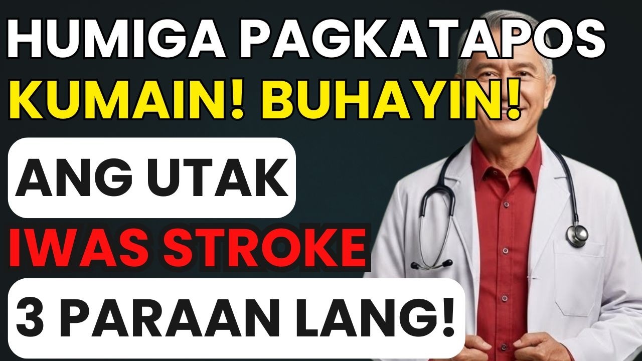 Humiga Pagkatapos Kumain❗3 Paraan Para Buhayin ang Utak ng Senior at Iwas Stroke❗
