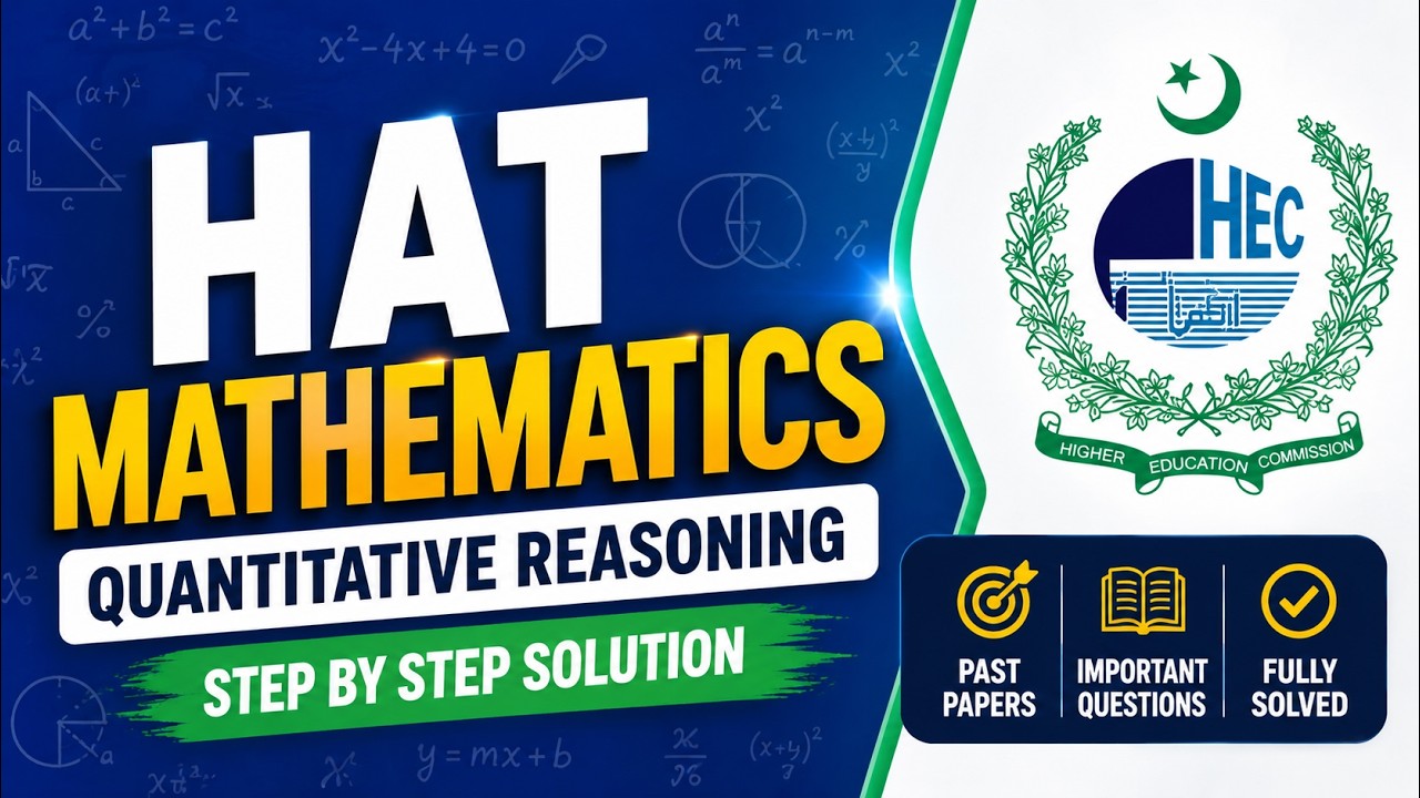 HAT Test Preparation | Quantitative Reasoning | Past Paper Practice