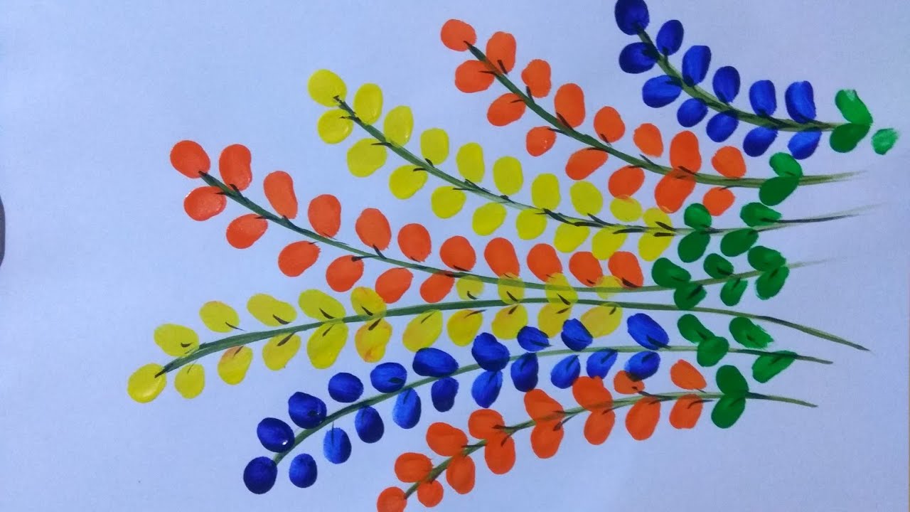 Finger Printing activity /easy thumb painting