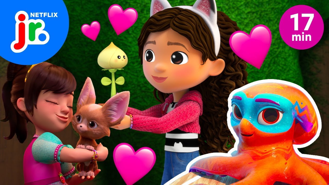 17 minuti con GABBY, LE PRINCIPESSE e ALTRI PERSONAGGI ✨🐱🎀 Netflix Jr Italia