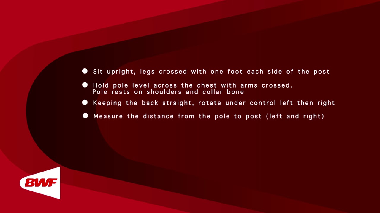 CE2M9V9 Fitness Testing - Seated Trunk Rotation Test