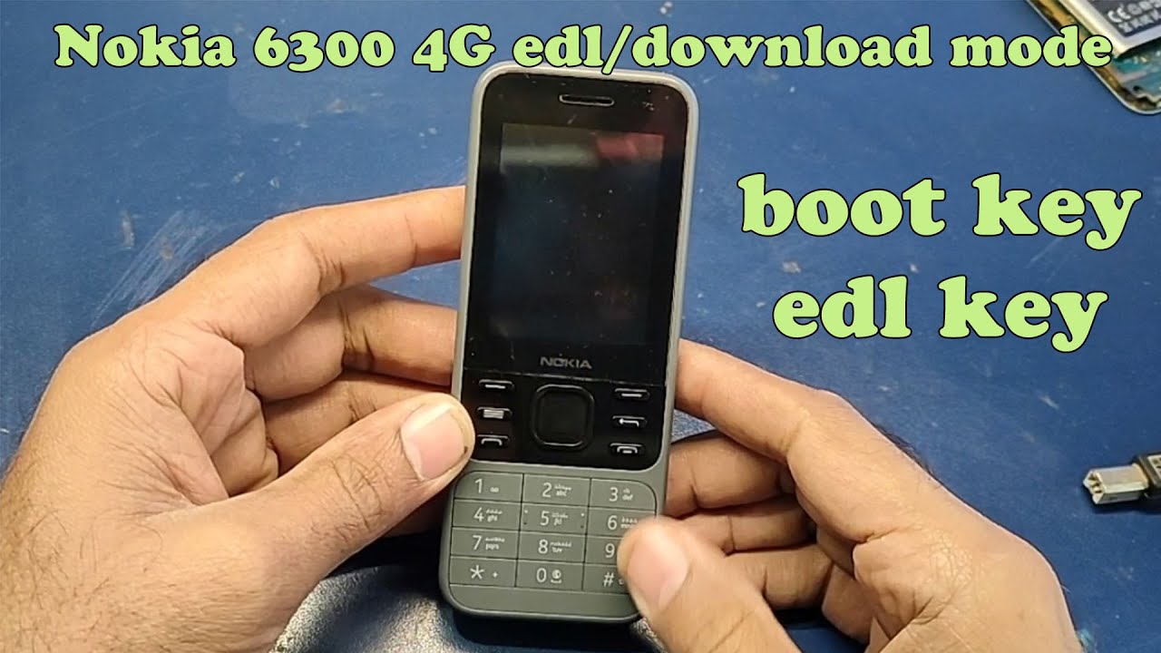 Nokia 6300 4G TA-1287, TA-1286 edl/Download Mode