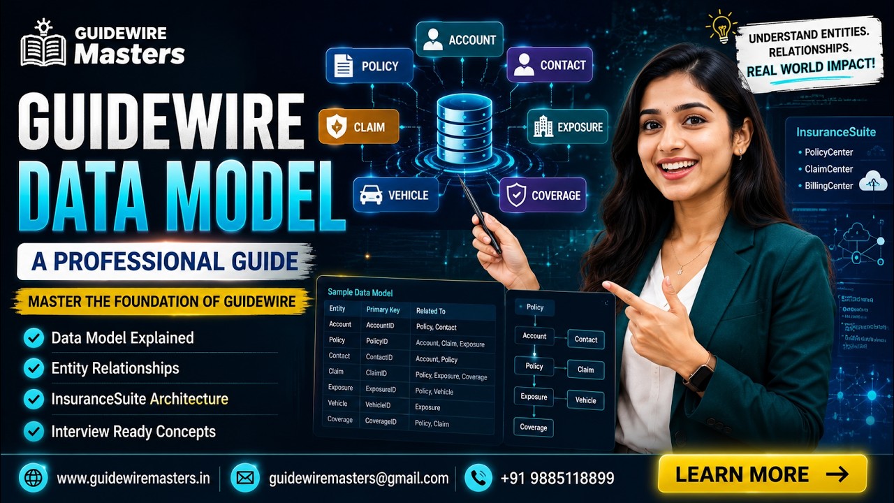 Guidewire Data Model Training | Complete Guide for Developers