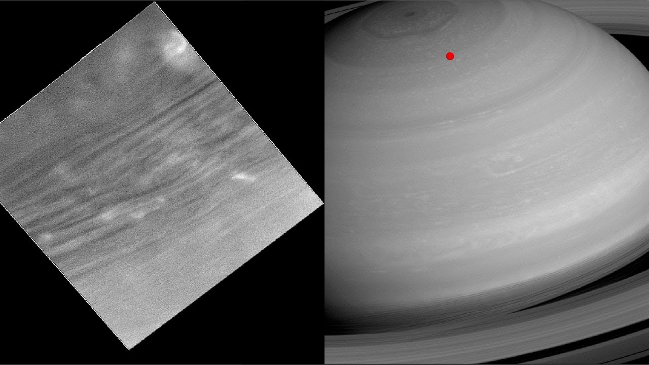 Cassini’s first Grand Finale dive over Saturn