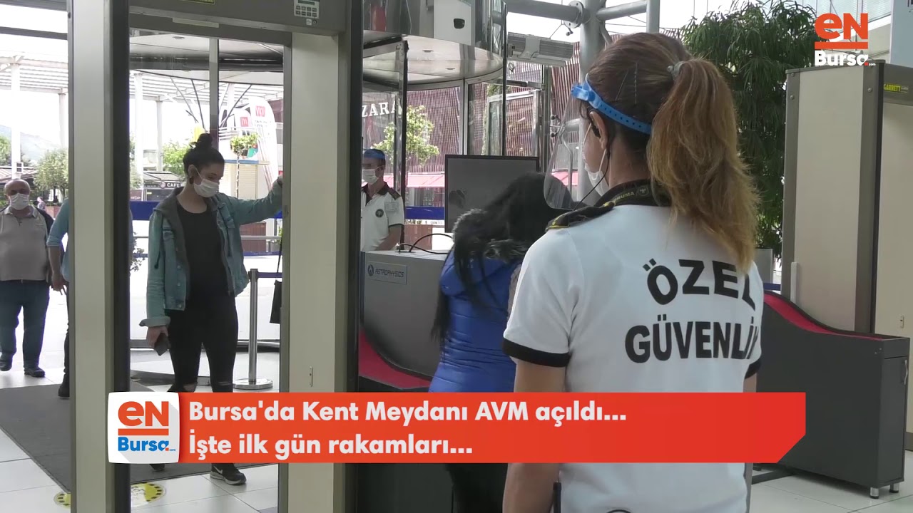 Bursa'da Kent Meydanı AVM açıldı...İşte ilk gün rakamları...