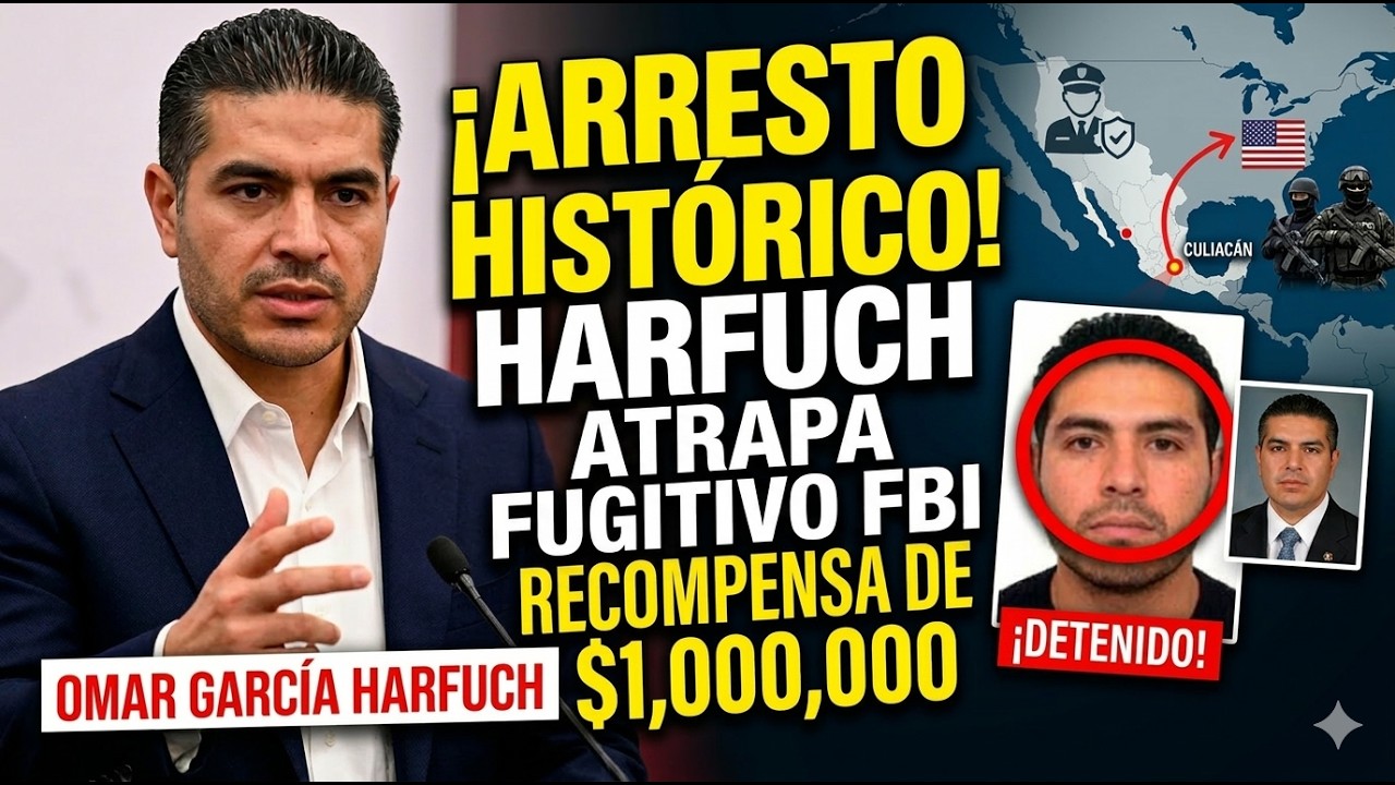 Harfuch ATRAPA AL MAS BUSCADO del FBI
