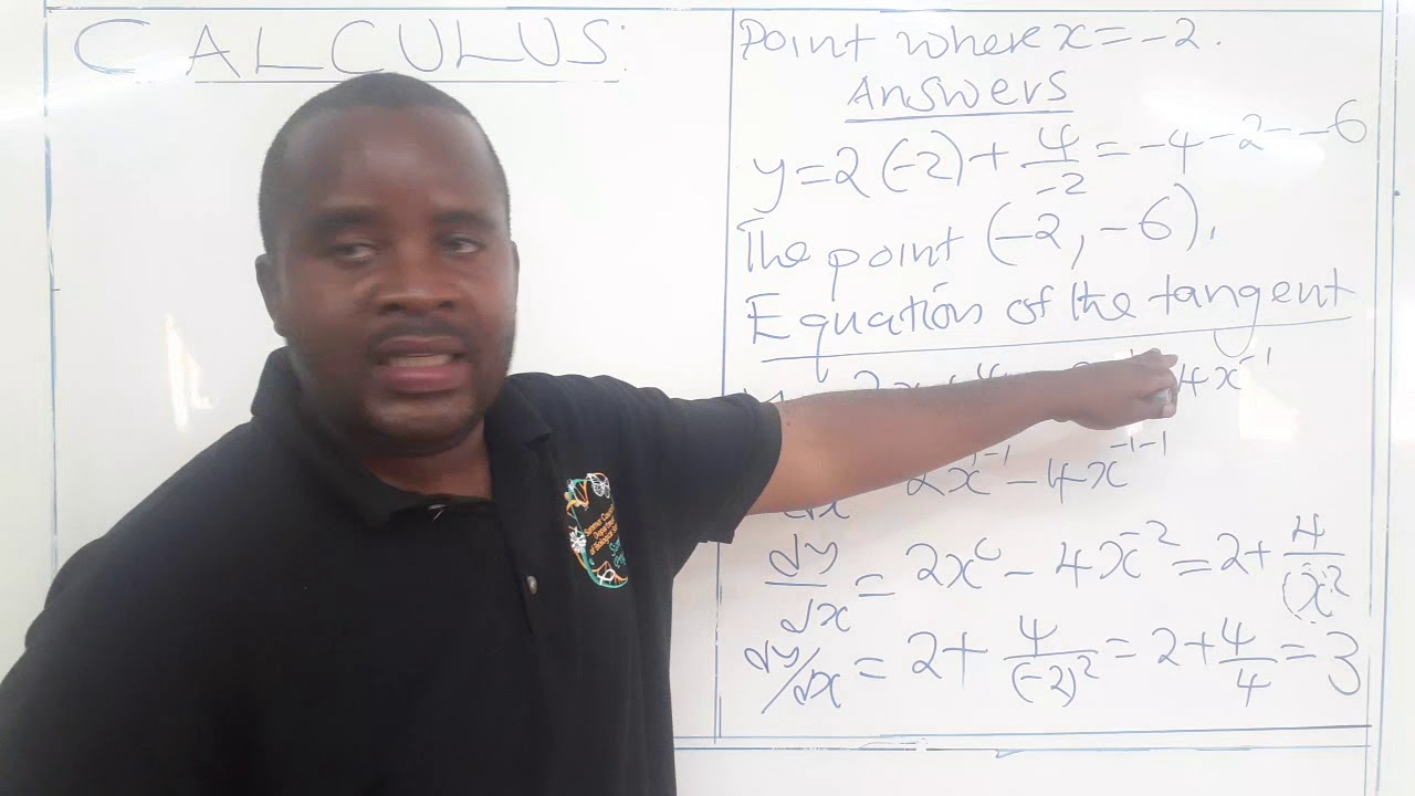 Equations of the tangent and normal