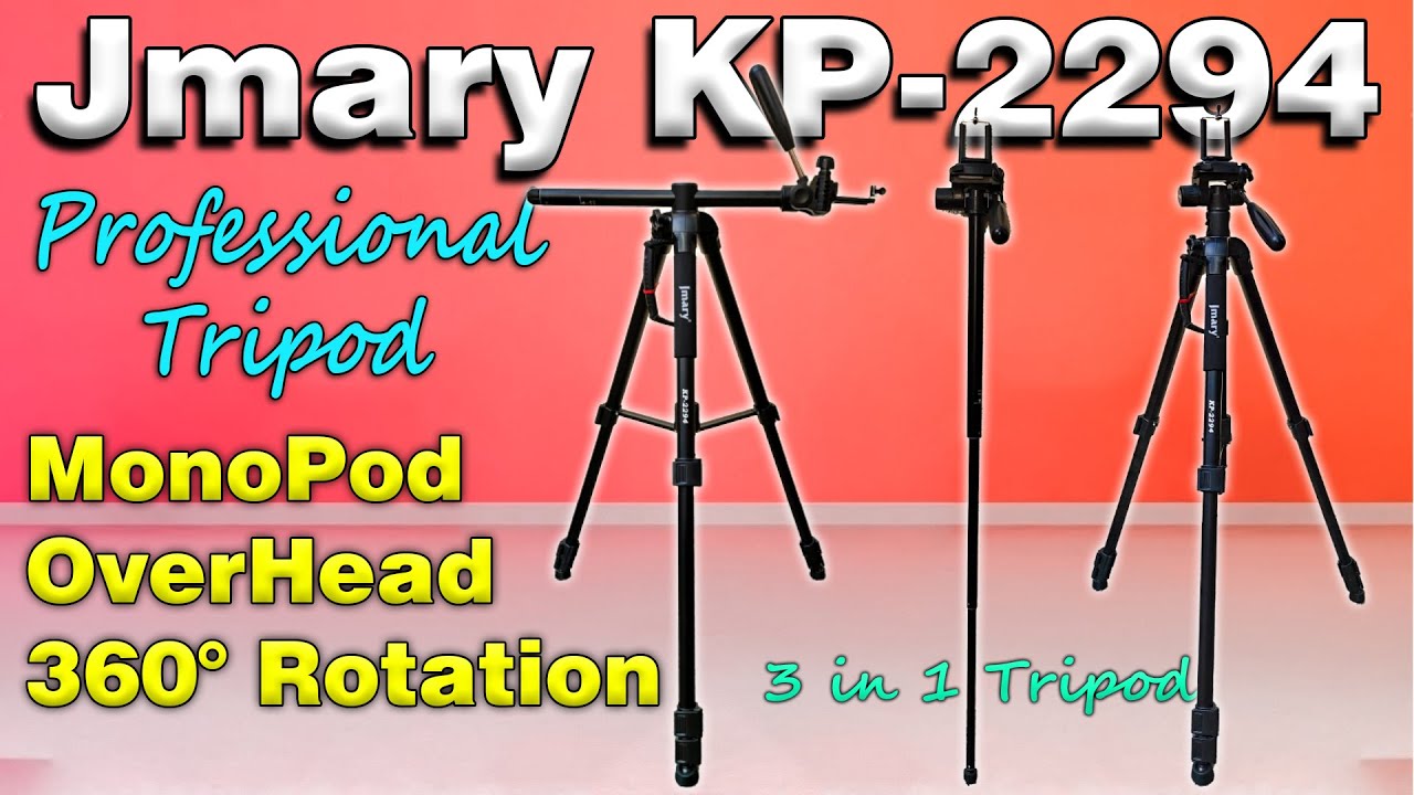 Jmary KP-2294 Professional Tripod | Best Tripod for YouTube