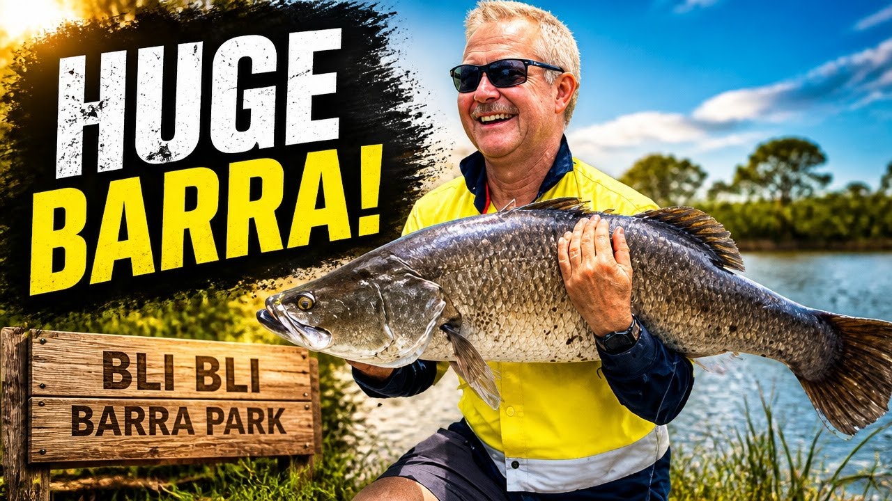 Bli Bli Barra fishing park 2024 - Heaps of big barramundi