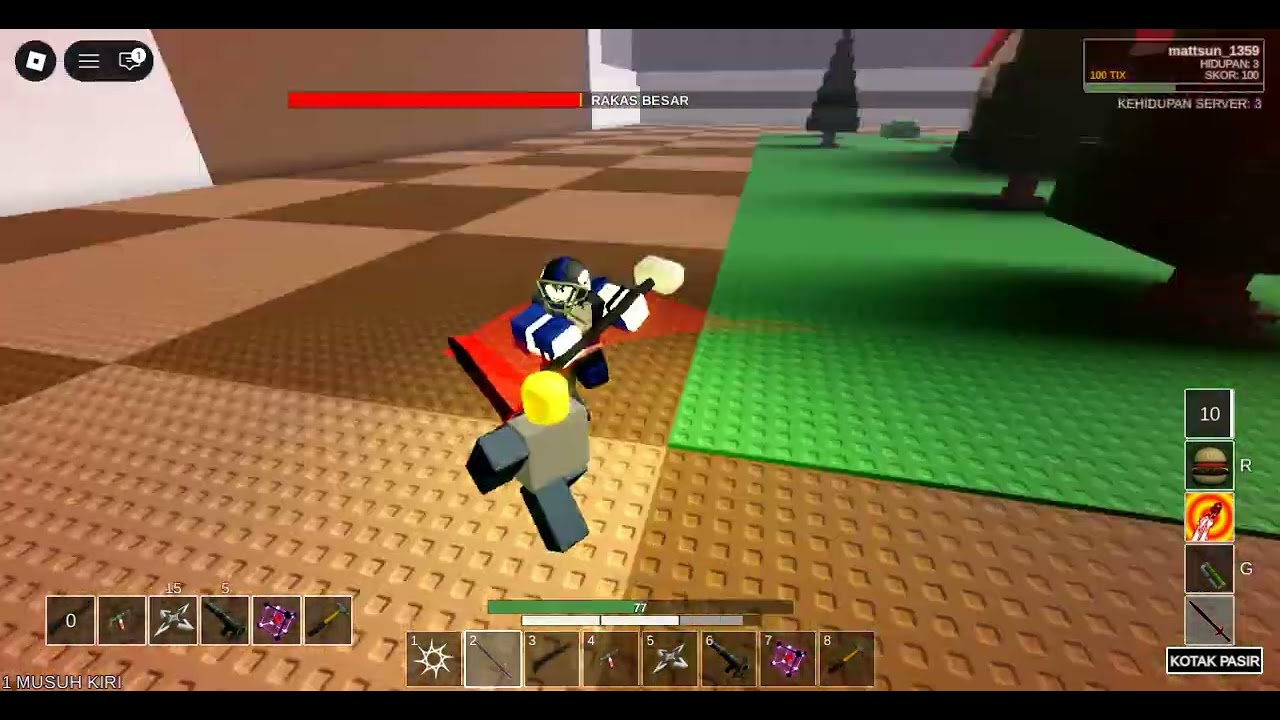 combat initiation: sandbox beating juggernaut with fire brand