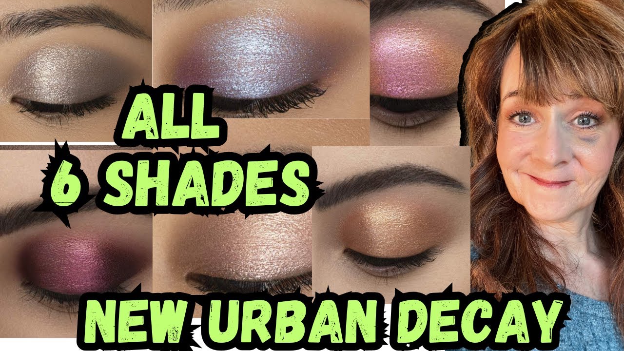 All 6 of Urban Decay's NEWEST Glaze-On Liquid Eyeshadows! Eye swatches