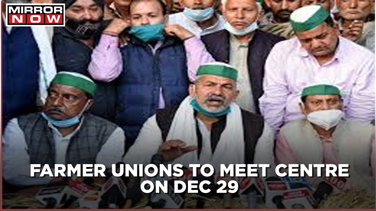 Farmers' Union to hold talks with Centre on Dec 29; four agendas listed