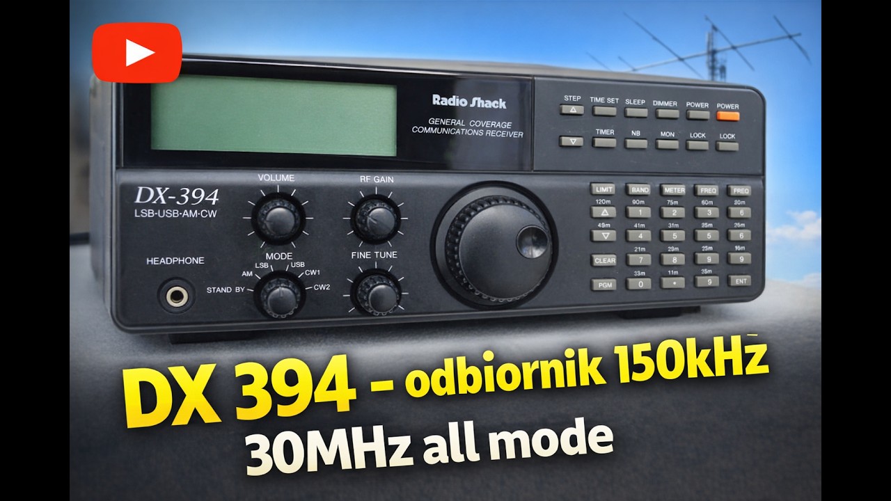 Kilka sł&oacute;w nt. Radio Shack DX 394 - stacjonarnego odbiornika komunikacyjnego LW/MW/LW AM/SSB