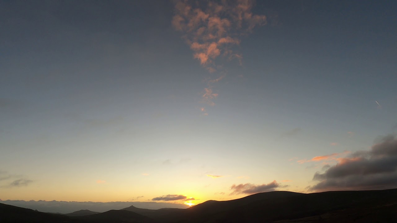 Christmas Eve, 2020 - Stunning sunrise over the Wicklow Mountains, Ireland.