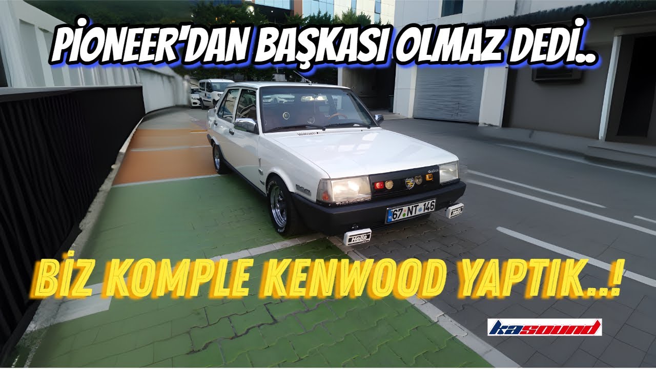 BAŞTAN AŞAĞI KENWOOD SİSTEM YAPTIK..!! #kenwood #pioneer #tofaş
