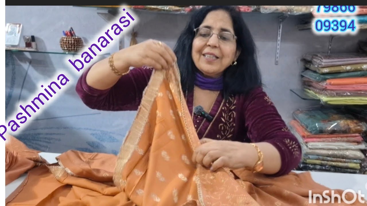 First time pashmina banarasi suits 👌 