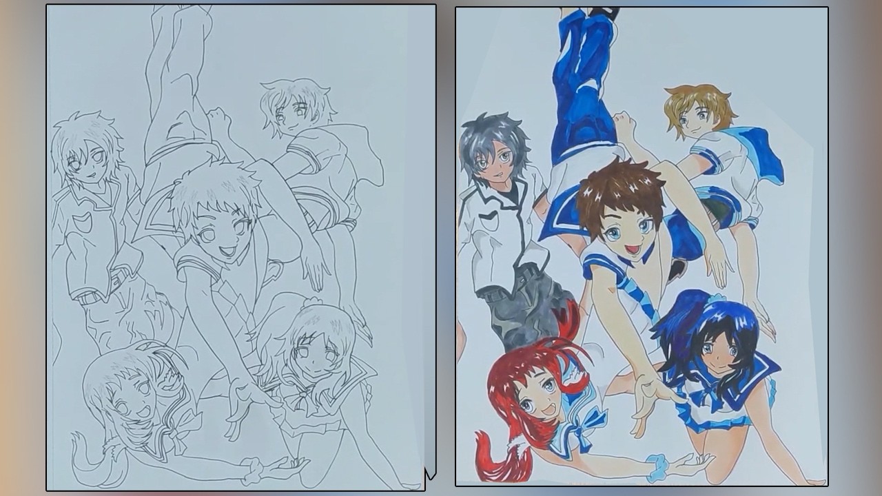 Drawing Anime Character part 2 (Day 4)
