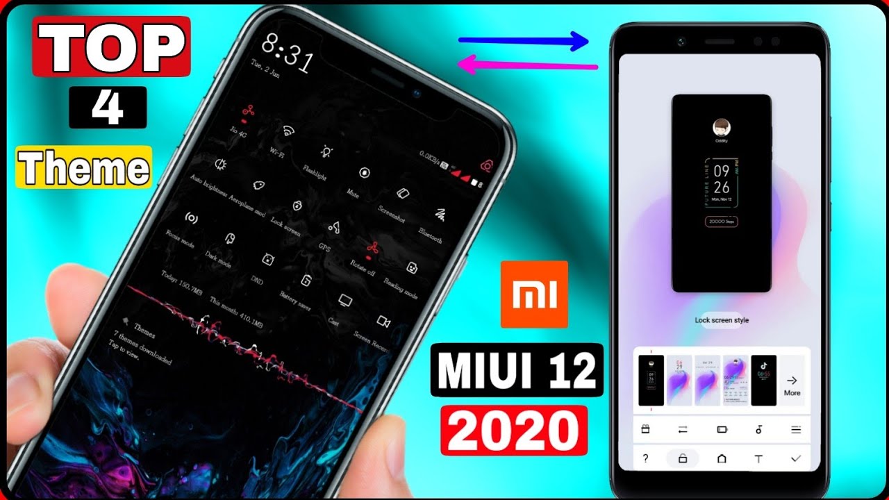 Miui 11 Top 2  Theme Best lock screen And Notification Panel animation Most awaited feature Dnt Tech