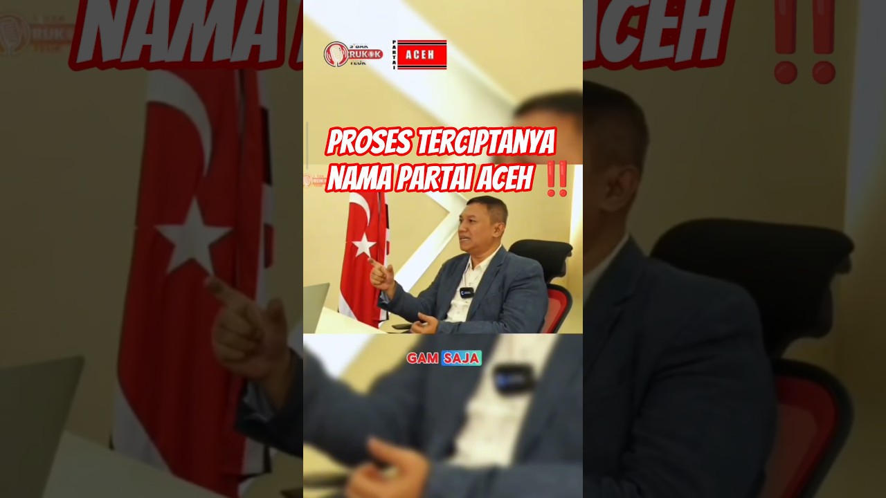 Bagimana nama Partai Aceh itu tercipta ⁉️