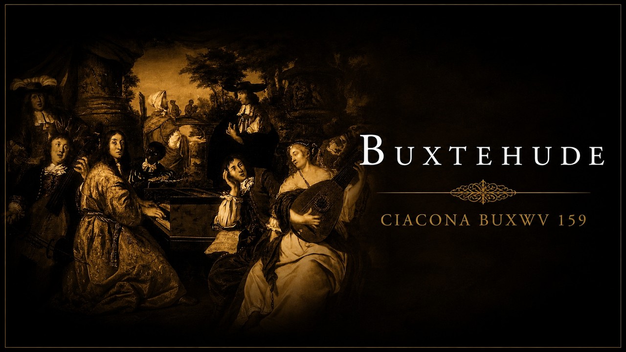 Dietrich Buxtehude: Ciacona BuxWV 159 arr. for two harpsichords | J. Baciak, A. Mocek