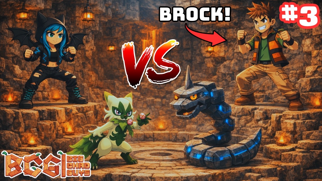 ABBIAMO SCONFITTO IL CAPOPALESTRA BROCK!! Gameplay BCG Cobblemon - Ep.3