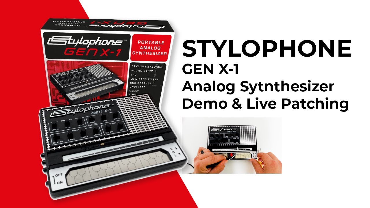 Stylophone GEN X-1 - Synth Demo, Basic Synthesis Tutorial, & Live Patching