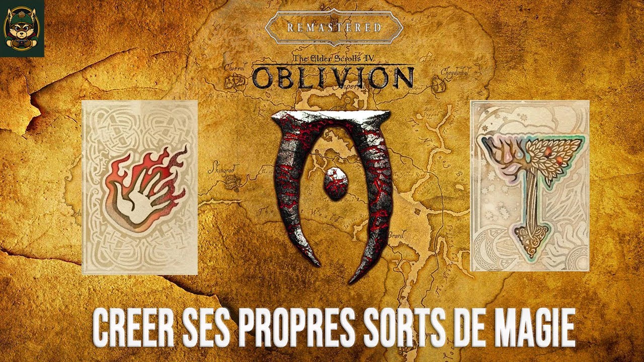 GUIDE - OBLIVION REMASTERED - Comment créer ses propres sorts de magie avec l'autel correspondant .