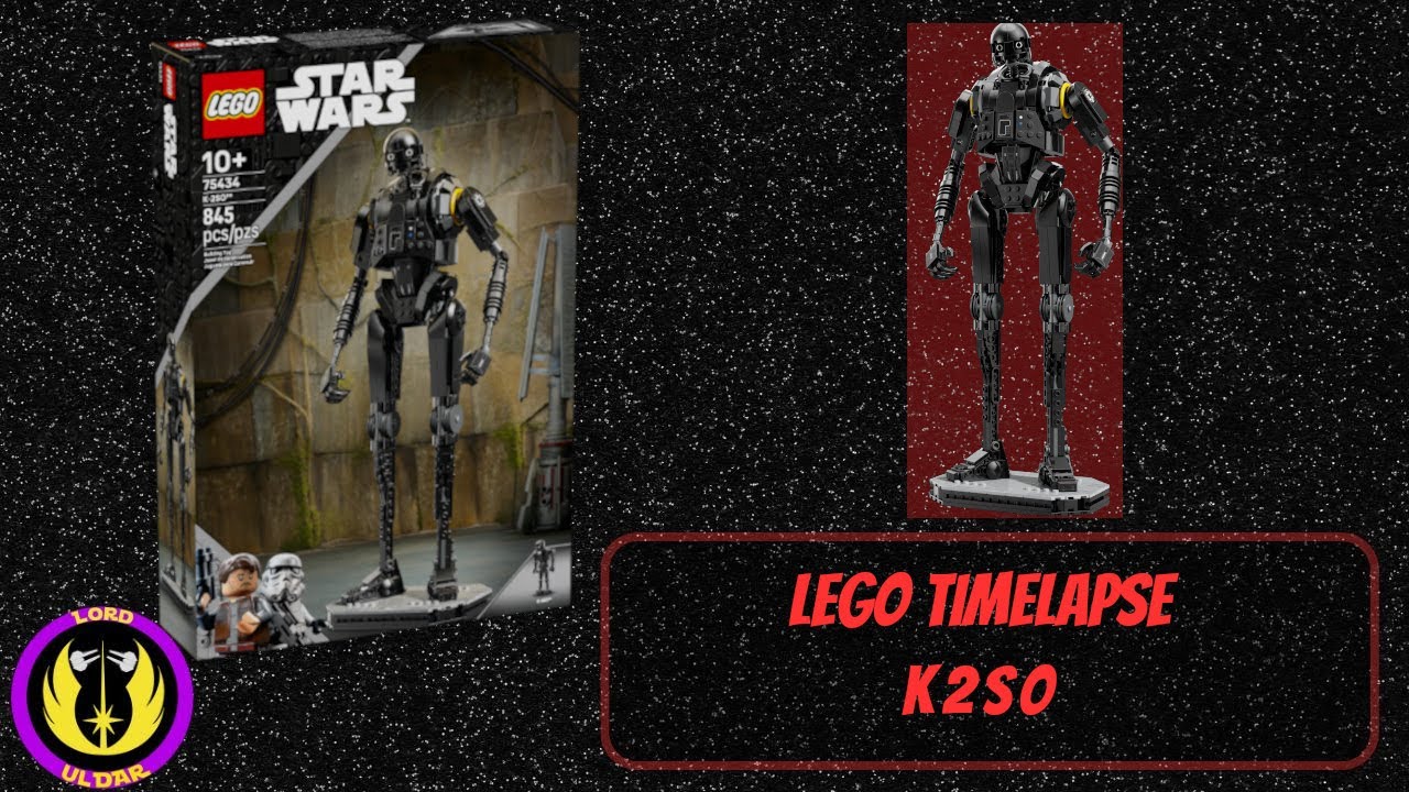 LEGO Star Wars K-2SO 75434 Speed Build & Timelapse