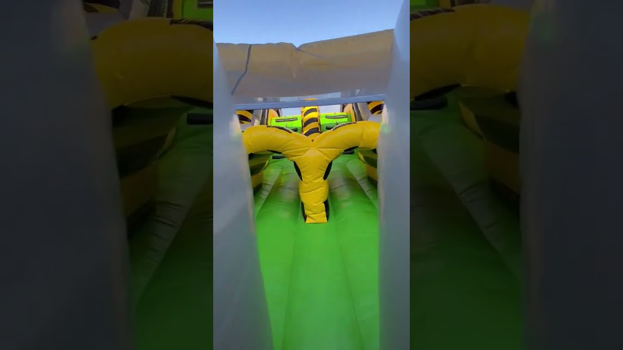 Nuclear 40ft Obstacle Course Walk-Through | 3 Monkeys Inflatables | Central PA and Northern MD