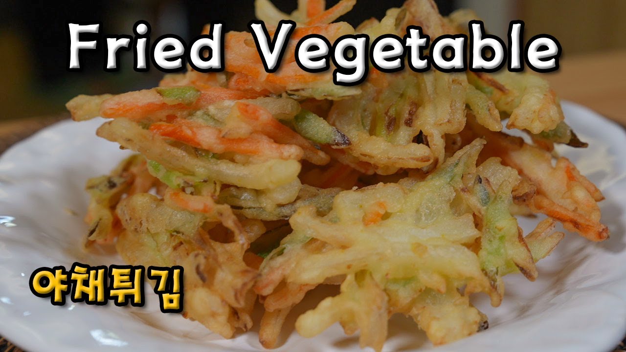 Fried Vegetables | 단, 3가지 재료로 만든 바삭하고 맛있는 야채튀김 |