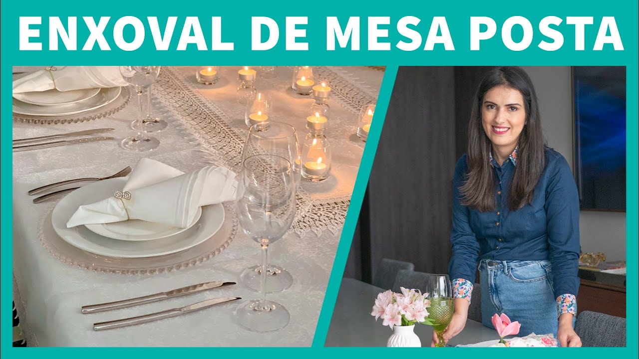 Enxoval de MESA POSTA | O que Comprar?