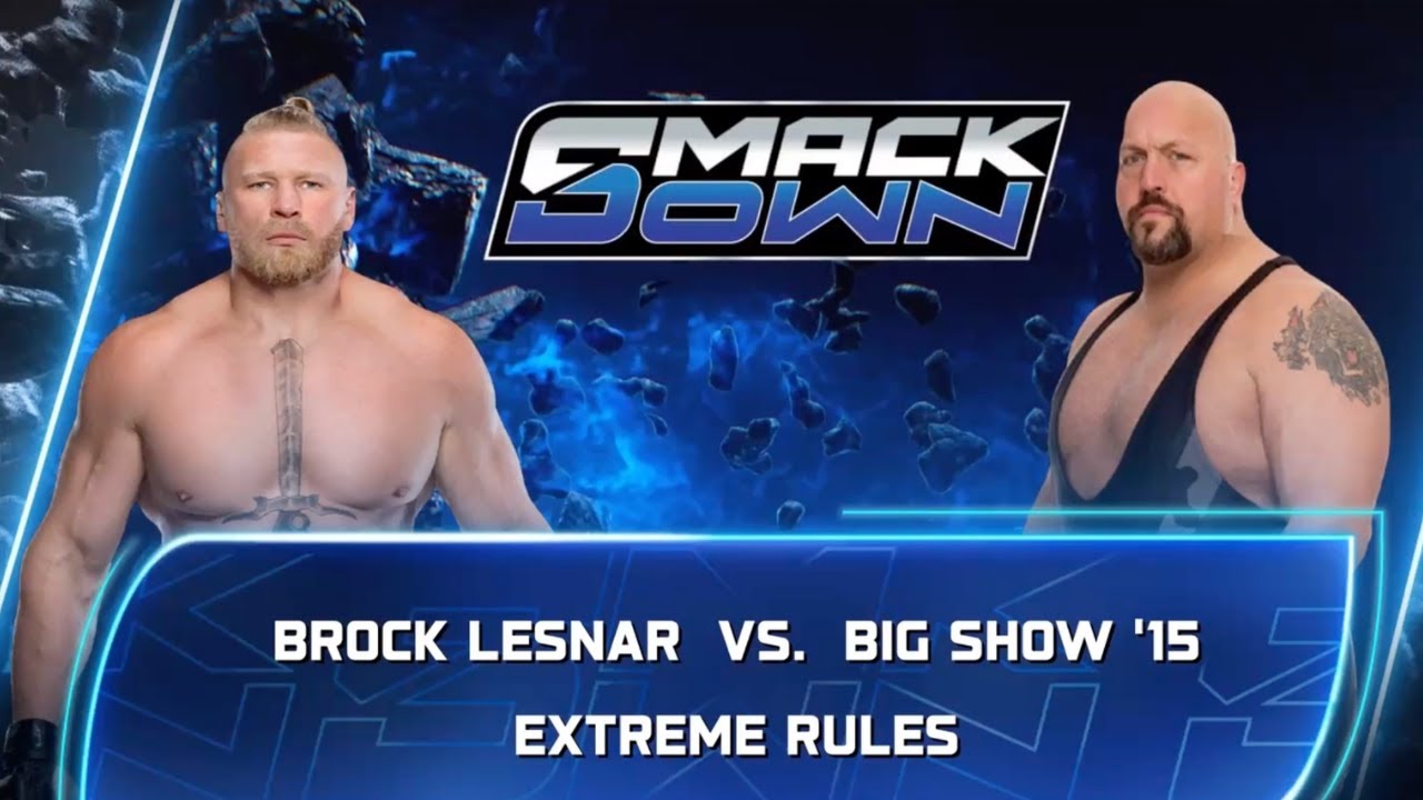 Биг Шоу против Брока Леснара – Война экстремальных правил на SmackDown! | Геймплей WWE 2K25