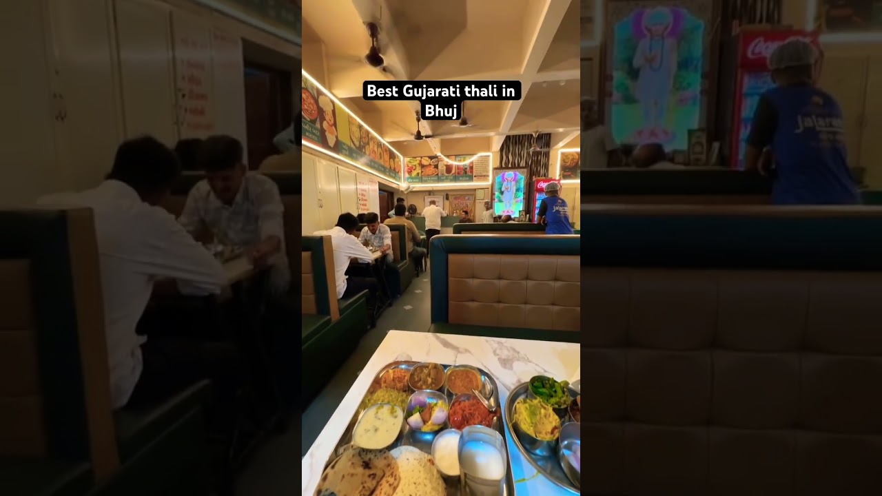 Must try authentic gujarati thali in Bhuj @130/- only #gujaratithali #bhuj #kutch #unlimitedfood