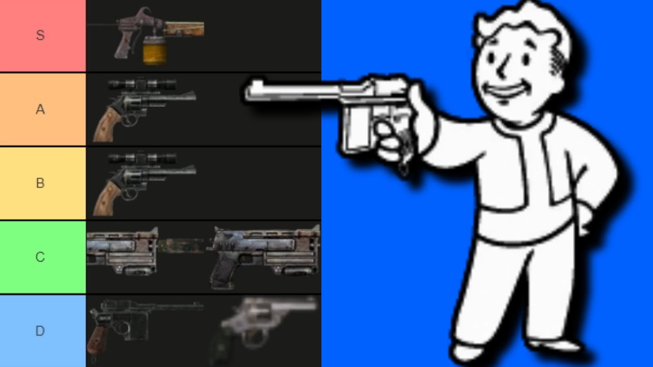 Fallout 3 | Список пистолетов