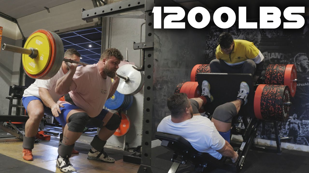 OVER 1200LBS ON THE LEG PRESS MACHINE!
