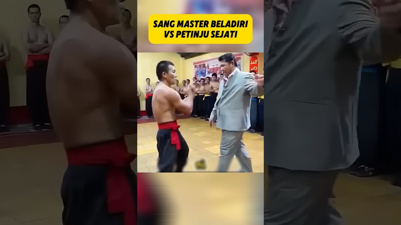 Sang master Beladiri Vs Petinju Sejati. #boxing #sports #short