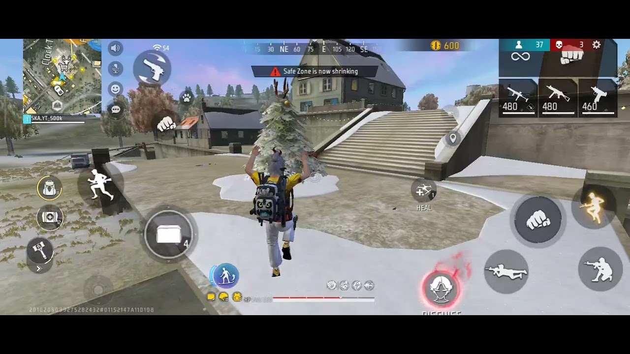 Free fire max gameplay solo vs squad 
