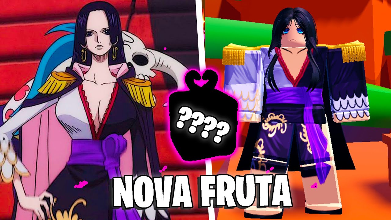 Virei a Boa Hancock e usei a NOVA FRUTA LOVE rework no Blox fruits