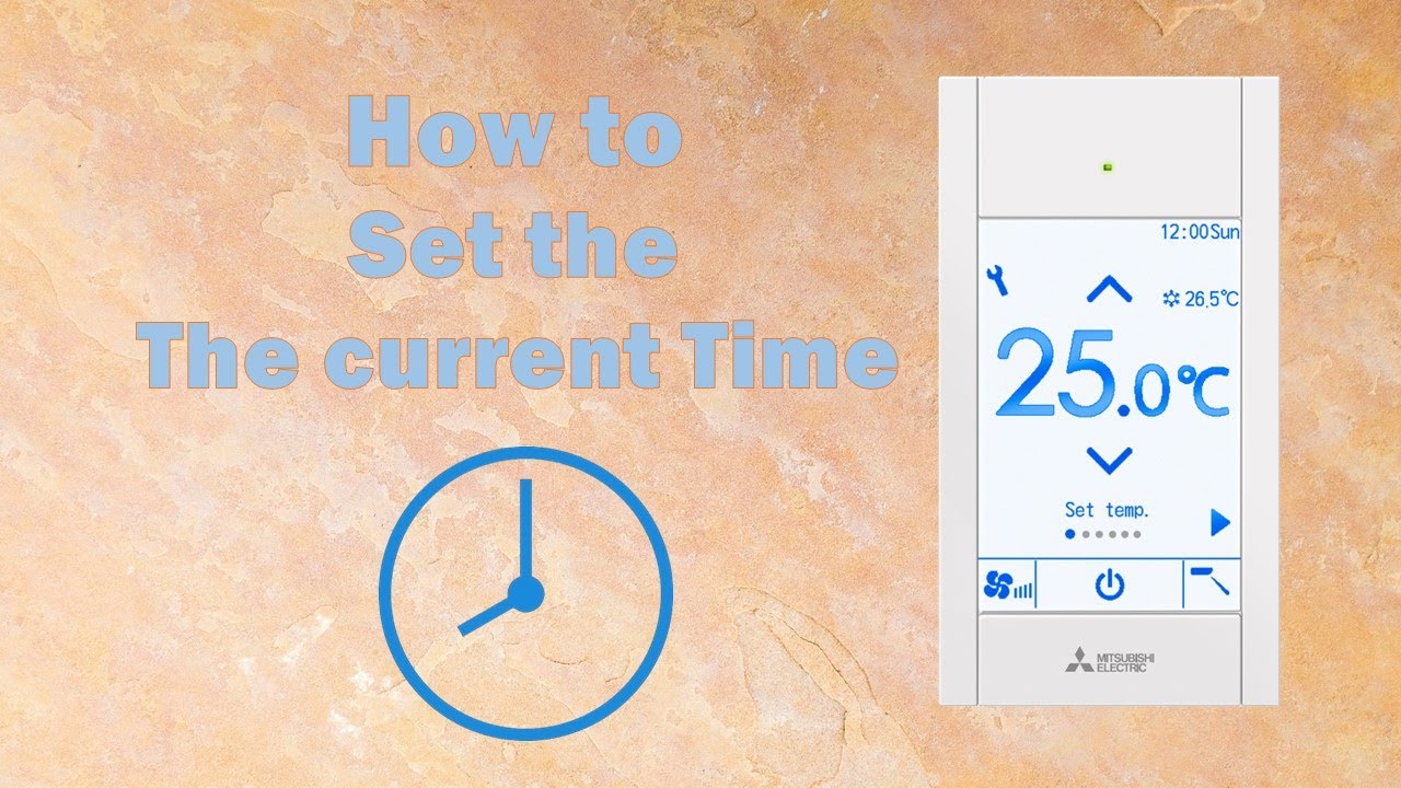 PAR-CT01MAA how to set the current time