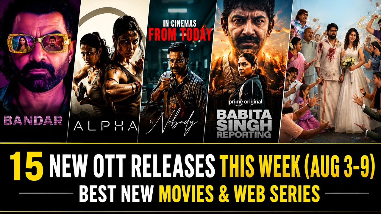 14 New OTT Releases This Week 2026 (Aug 24&ndash;30) | Netflix, Prime Video, JioHotstar, ZEE5 & More